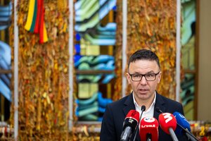 Tiesioginio eterio metu „paslaptį“ atskleidęs V. Jasutis gyrėsi, kaip atleido du trečdalius darbuotojų