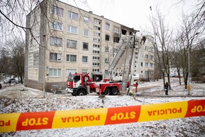 Vicemerė: apdegusio Viršuliškių daugiabučių gyventojai iki sausio 25 d. gaus paramos išmokas