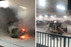  Ugniagesiai į Kauno „Akropolio“ daugiaaukštę aikštelę negali įvažiuoti: kas nutiktų nelaimės atveju