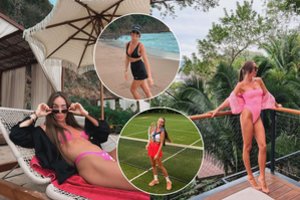 Į Lietuvą vaikus ir mamą išlydėjusi V. Siegel pasinėrė į pavydėtinas atostogas Meksikoje