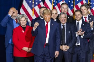 D. Trumpas nesunkia pergale Ajovoje išlaikė svarbų JAV rinkimų testą