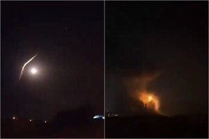 Irano kerštas Izraeliui netoli JAV konsulato: smogė balistinėmis raketomis Irake