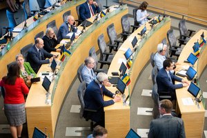 Seimo veikla skaičiais: daugiausiai priimtų įstatymų inicijavo Vyriausybė