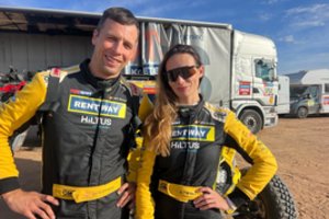 E. Gelažninkienė įveikė devintąjį Dakaro greičio ruožą: geriau jau būtų sutemę