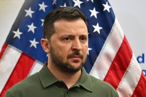 V. Zelenskis – apie D. Trumpo pareiškimus dėl karo: „Pirmiausia galvok, o tik tada kalbėk“