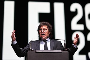 Argentinos prezidentas Davose pareiškė, kad socializmas „kelia pavojų“ Vakarams