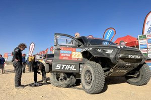 B. Vanagui Dakaras galėjo baigtis priešpaskutiniame etape: „Teko finišuoti ant trijų ratų“