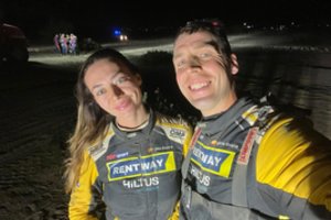 Gelažninkų ekipažas apie 11-ąjį greičio ruožą: galėjau šaukšte kiaušinį vežti per akmenis, būtų neiškritęs