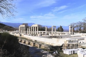 Atvertas antikos aukso amžiaus paminklas – rūmai, kuriuose karūnuotas Alexandras Makedonietis