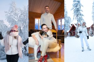 Jurga Anusauskienė pasakišką žiemą rado Suomijoje: gyvenimas šunų fermoje, klajojantys elniai