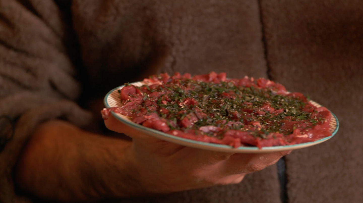 Pica su elnienos karpačio.<br>Pranešimo autorių nuotr.