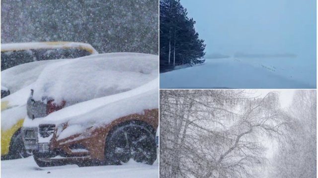 Nufilmavo pūgą Vakarų Lietuvoje: įspėja – sniego pridrėbs kaip reikiant