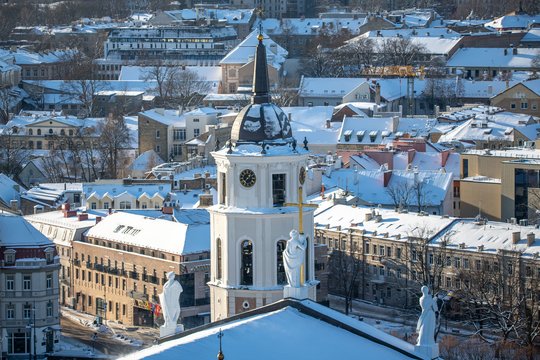 Žiemiškas Vilnius<br>J.Balčiūno (ELTA) nuotr.