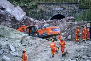 Pietryčių Kinijoje po nuošliauža palaidoti 47 žmonės