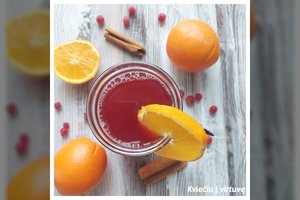 Vaisinė arbata su apelsinais ir obuoliais: aromatinga, skani ir sušildanti