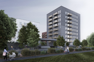 Pašilaičiuose kils keturi daugiabučiai: šio naujo kvartalo kieme automobiliai nevažinės