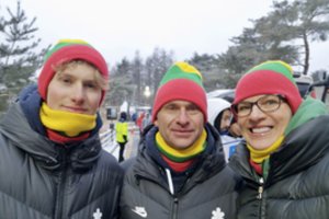 Jaunimo žiemos olimpinėse žaidynėse lydi ir šeimos palaikymas