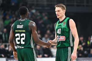 M. Grigonio vedamas „Panathinaikos“ laimėjo Graikijos grandų mūšį