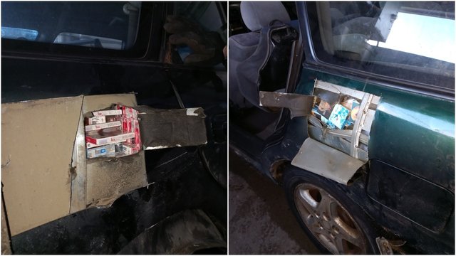 Baltarusijos piliečiui nepastebėtam prasmukti nepavyko: muitininkams teko pjaustyti net automobilį