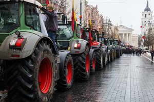 Prie Vyriausybės vykstant ūkininkų protestams – aplinkosaugininkų akcija