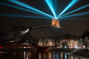 Vilniaus šviesų festivalio metu bus ribojamas eismas sostinės senamiestyje