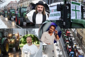 Ūkininkų protestas Vilniuje įaudrino ir žinomus žmones: vieni palaikė, o kiti žėrė ironiškus komentarus