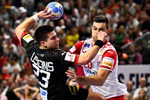 Vokietijos rankininkai gavo paskutinį kelialapį į Europos pirmenybių pusfinalį