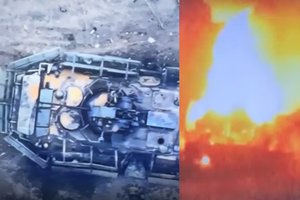 Rusijos konvojus pakliuvo į ukrainiečių pasalą – štai kuo tai baigėsi