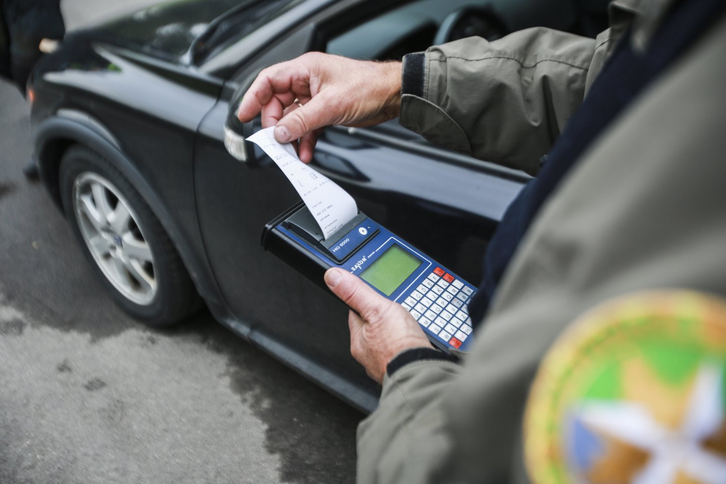 Policija, reidas, automobilių tarša<br>G.Bitvinsko nuotr.
