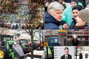 Vienas įsimintiniausių protestų Vilniuje – kadruose: ūkininkų pasirodymas abejingų nepaliko