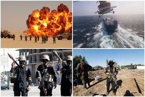 JAV ir Iranas – ant tiesioginės konfrontacijos slenksčio: kaip Artimuosiuose Rytuose veikia dvi karinės galybės