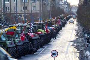 Ūkininkai dar nenusprendė, kada išvažiuos iš Vilniaus – viskas priklausys nuo to, ar gaus policijos palydą