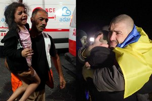 Rusų žinią apie numuštame lėktuve buvusius belaisvius palygino su tragedija Gazos ligoninėje: žiniasklaida atsidūrė spąstuose