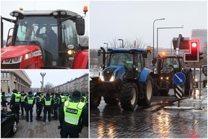 Kelias dienas protestavę ūkininkai Vilnių palieka gera nuotaika: „Galbūt padėjo aukotos mišios bažnyčiose“