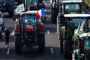 Protestai Europoje tęsiasi: Prancūzijos ūkininkai žada apgulti Paryžių