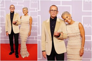 „M.A.M.A. 2023“ ceremonijai Neringa Zeleniūtė puošėsi net 7 kg sveriančia suknele: „Esu stipri“