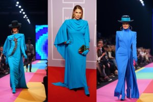 Ta pati suknelė, tik kita panelė: „M.A.M.A. 2023“: D. Bosas puošėsi  J. Statkevičiaus kurta suknele