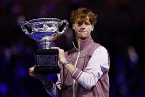 „Australian Open“ finalą galingai pradėjęs D. Medvedevas liko be nieko – italas J. Sinneris palaužė rusą