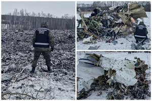 Belgorodo srityje sudužus kariniam lėktuvui – ir lietuviškas balsas iš Ukrainos: įspėjo dėl Kremliaus