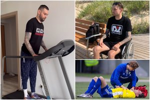 Niūrią diagnozę iš gydytojų išgirdęs futbolininkas G. Kulbis paneigia prognozes: „Gyvenime viskas yra įmanoma“