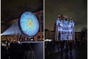Šviesų festivalyje vilnietę stebino visai ne šviesos