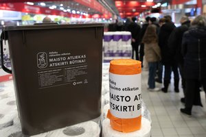 Pirmasis maisto atliekų rūšiavimo Vilniuje mėnuo: 80 proc. rūšiuojančiųjų tai daro tinkamai