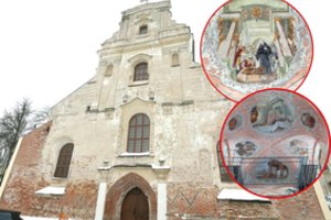 Dešimtmetį trukęs freskų atnaujinimas Vilniaus bažnyčioje – kiek padaryta už Lenkijos pinigus?