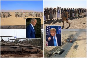 Po mirtino smūgio JAV bazei Jordanijoje – išbandymas J. Bidenui: kitas žingsnis gali lemti plataus masto karą