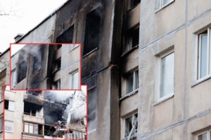 Žinia dėl degusio Viršuliškių daugiabučio: aiškėja, kas jo laukia