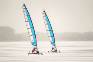 Atodrėkis išgelbėjo Atvirą Europos Ice-Blokart ledrogių čempionatą