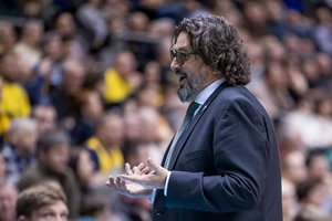 Dėl dviejų žalgiriečių sveikatos neužtikrintas A. Trinchieri: „Dabar mums „Anadolu Efes“ yra geriausia komanda pasaulyje“