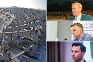 Po eilinio stadiono skandalo – futbolo legendų reakcija: „komedija“, „apsileidimas“, „absurdas“