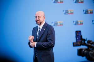 Ch. Michelis įspėja dėl paramai Ukrainai skirto ES viršūnių susitikimo žlugimo