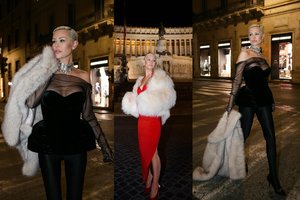 Italijoje viešinti I. Burlinskaitė demonstruoja žadą atimančius įvaizdžius: prikaustė turistų ir vietinių žmonių dėmesį